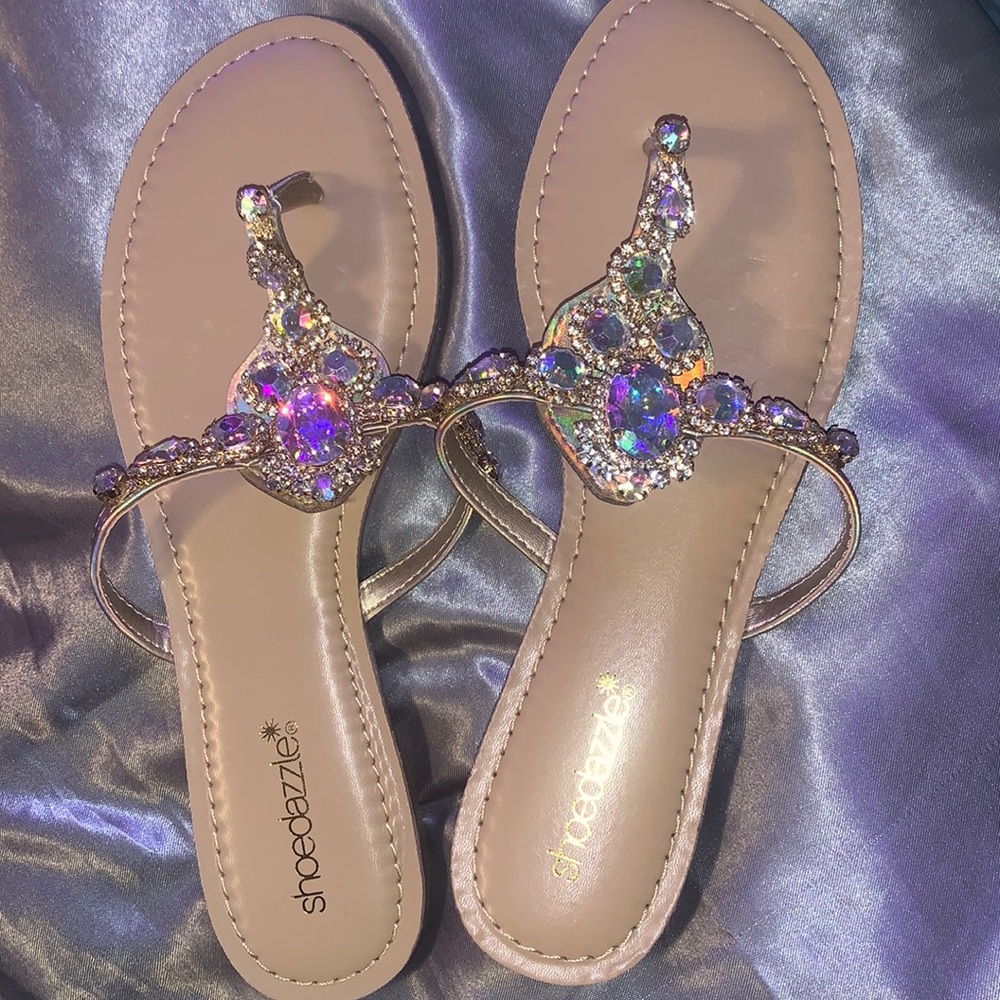 Jeweled sandals